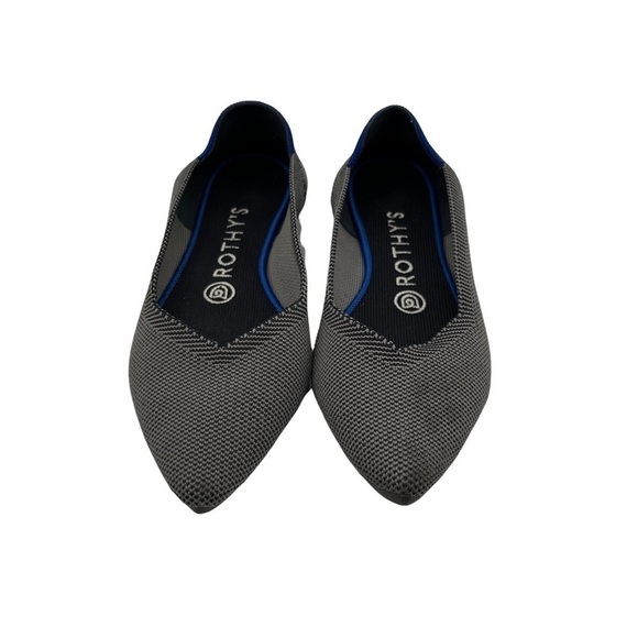 Rothy's Gray Pointed Toe Slip-On Flats Size 6.5 Women's - Picture 3 of 8